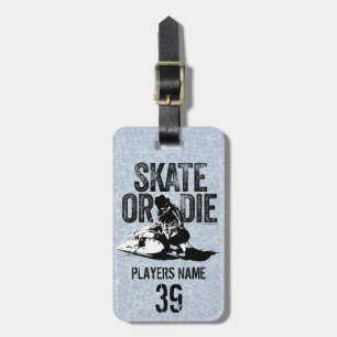 Étiquette À Bagage Étiquette De Bagage Patinage Ou Mort (Hockey)