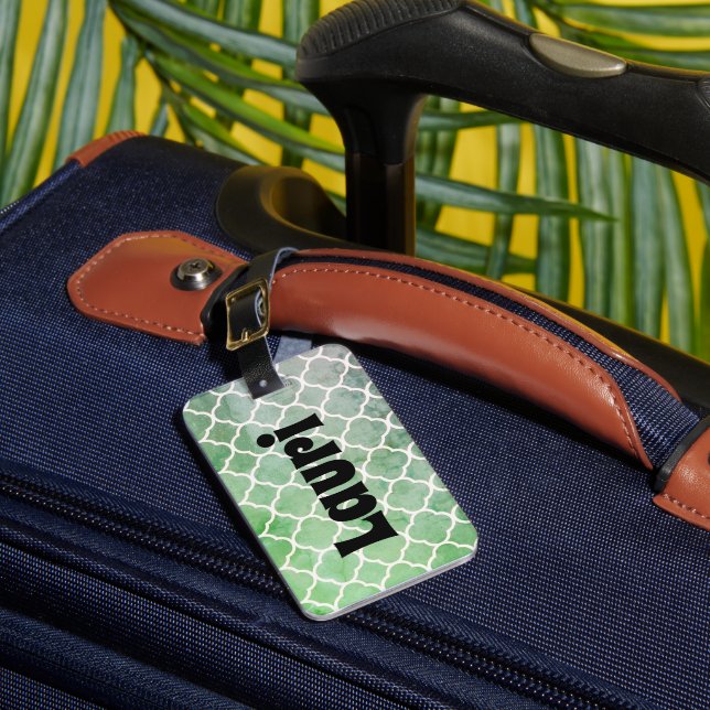 Étiquette À Bagage Étiquette de bagage personnalisée (Insitu Rectoal 1)