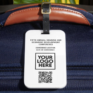 Étiquette À Bagage Étiquette de bagage personnalisée avec code QR et