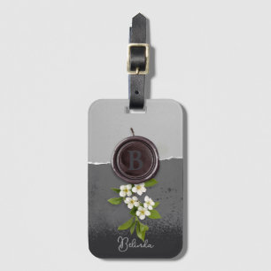 Étiquette À Bagage Étiquette de bagage personnalisée avec sceau de ci