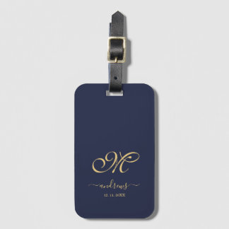 Étiquette À Bagage Étiquette de bagage personnalisée avec signature b