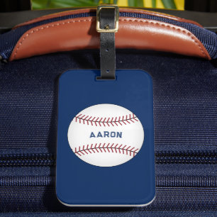 Étiquette À Bagage Étiquette de bagage personnalisée de baseball en c