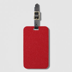 Étiquette À Bagage Étiquette de bagage personnalisée en rouge tomate