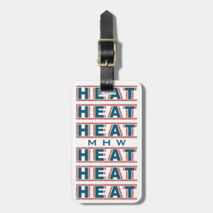 Étiquette À Bagage étiquette de bagage personnalisée HEAT