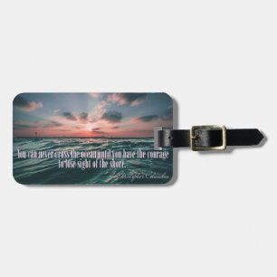 Étiquette À Bagage Étiquette de bagage personnalisée Ocean Sunset