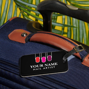 Étiquette À Bagage Étiquette de bagage personnalisée pour artiste en