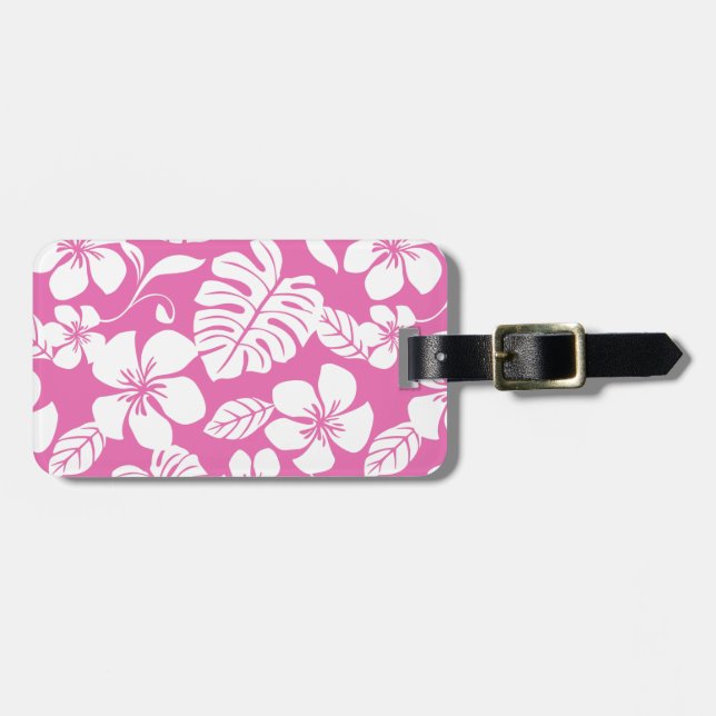 ÉTIQUETTE À BAGAGE ÉTIQUETTE DE BAGAGE PINK BIKINI (ROSE FLAMANT) (Devant horizontal)