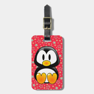 Étiquette À Bagage étiquette de bagage pour bébé pingouin tux