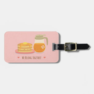 Étiquette À Bagage Étiquette de bagage pour un couple de crêpes et si