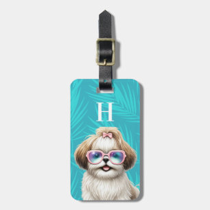 Étiquette À Bagage Étiquette de bagage Shih Tzu