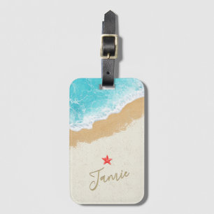Étiquette À Bagage Étiquette de bagage Surf Plage