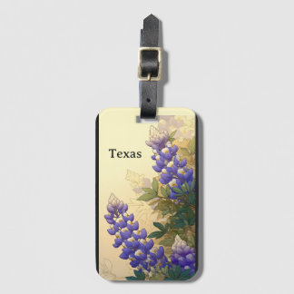 Étiquette À Bagage Étiquette de bagage Texas Bluebonnet