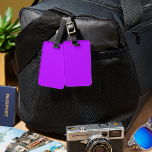 Étiquette À Bagage Étiquette de bagage Violet Néon