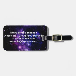 Étiquette À Bagage Étiquette de bagages de galaxie pendant des années