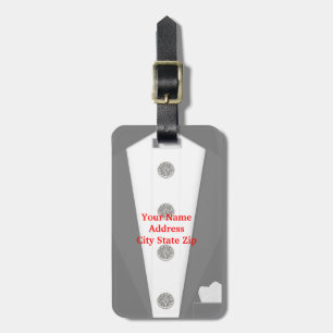 Étiquette À Bagage Étiquette de bagages Tuxedo