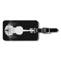 Étiquette de Cadeau-Coque de violon