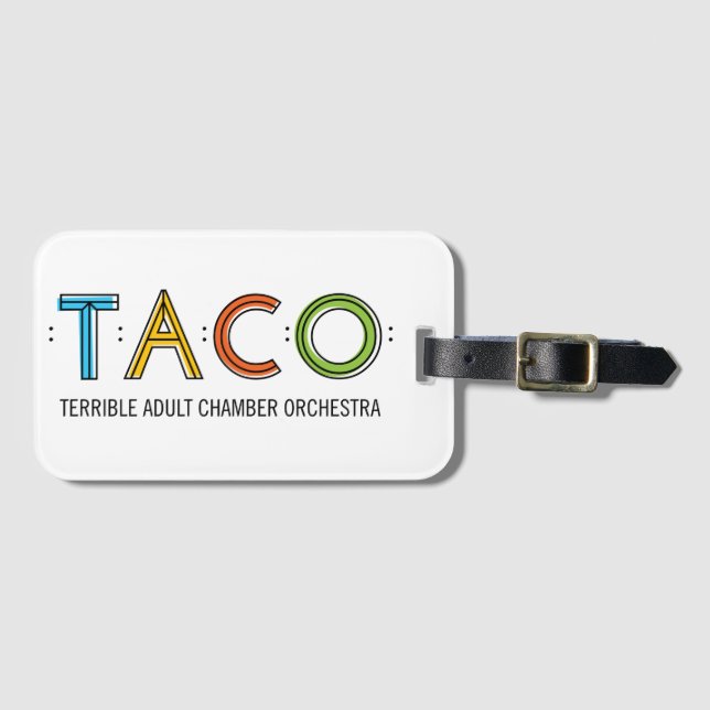 Étiquette À Bagage Étiquette de caisse de bagage ou d'instrument (Devant Horizontal)