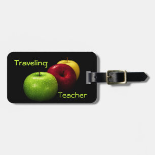 Étiquette À Bagage Étiquette de déplacement de bagage de professeur