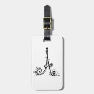 Étiquette À Bagage Étiquette de fantaisie de bagage d'Alphabet™ "A" !