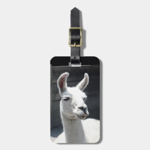 Étiquette À Bagage Étiquette de sourire de bagage de lama