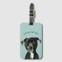 Étiquette faite sur commande | de bagage de chien