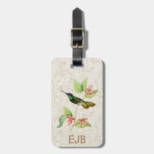 Étiquette À Bagage Étiquette magnifique de bagage de colibri