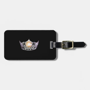 Étiquette À Bagage Étiquette Miss America Silver Crown Luggage