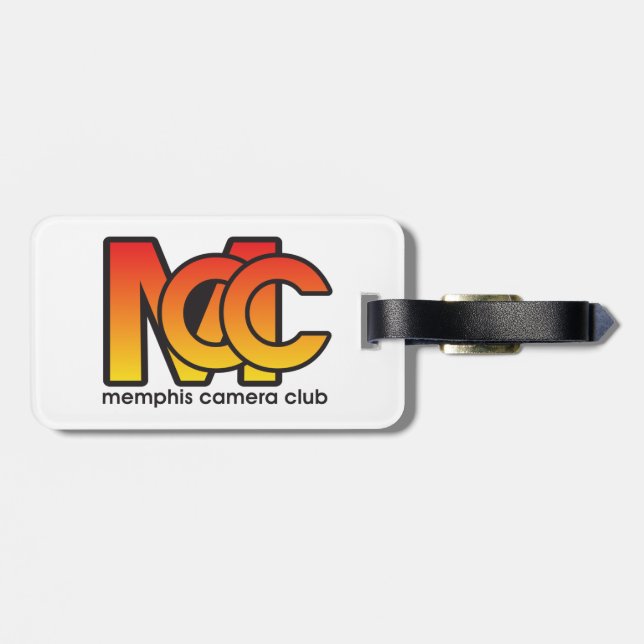 Étiquette À Bagage Étiquette moderne de logo de bagage avec le (Dos horizontal)