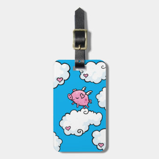 Étiquette À Bagage étiquette personnalisable de bagage de porc de vol