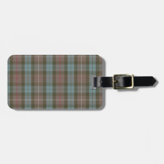 Étiquette À Bagage Étiquette personnalisée de bagage de tartan