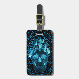 Étiquette À Bagage Étiquette personnalisée Flame bleue Veste