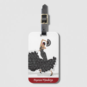 Étiquette À Bagage Étiquette personnalisée pour danseur de flamenco