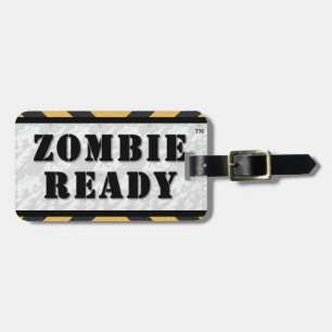 Étiquette À Bagage Étiquette prête de bagage de zombi/étiquette de