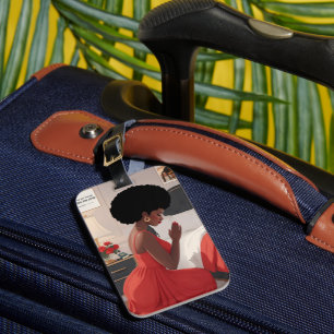 Étiquette À Bagage Étiquette Prier Mère Acrylique