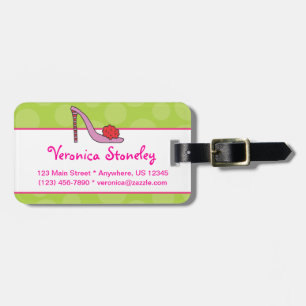 Étiquette À Bagage Étiquette stylet de bagage de chaussure de talon