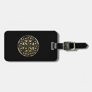 Étiquette À Bagage Étiquettes celtiques élégantes de bagage de noeud