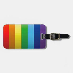 Étiquette À Bagage Étiquettes de bagage Arc-en-ciel