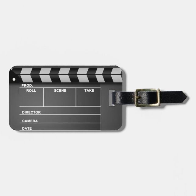 Étiquette À Bagage Étiquettes de bagage de bardeau de film (Devant horizontal)