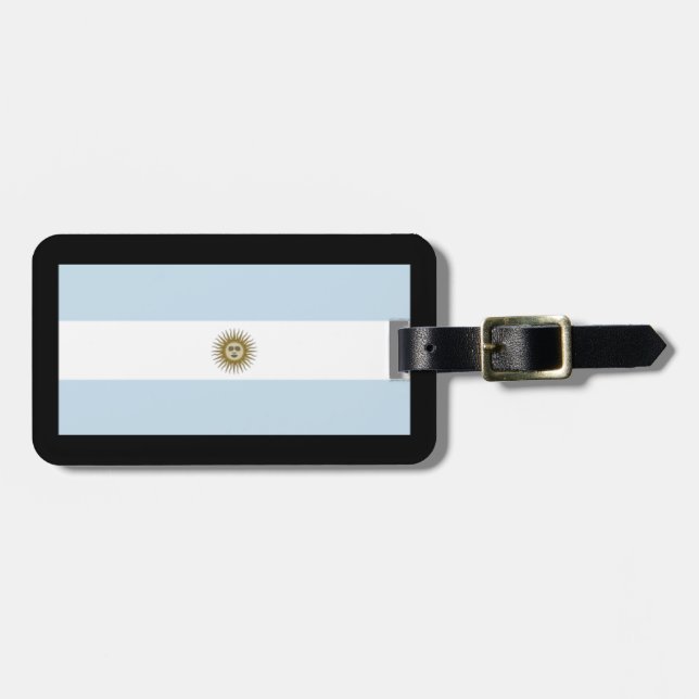 Étiquette À Bagage Étiquettes de bagage de l'Argentine (Devant horizontal)