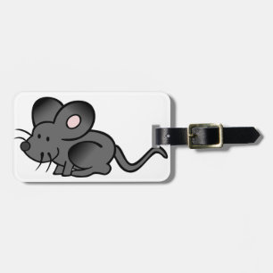 Étiquette À Bagage Étiquettes de bagage de souris de bande dessinée