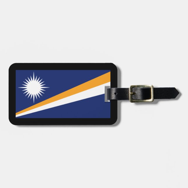 Étiquette À Bagage Étiquettes de bagage des Marshall Islands (Devant horizontal)