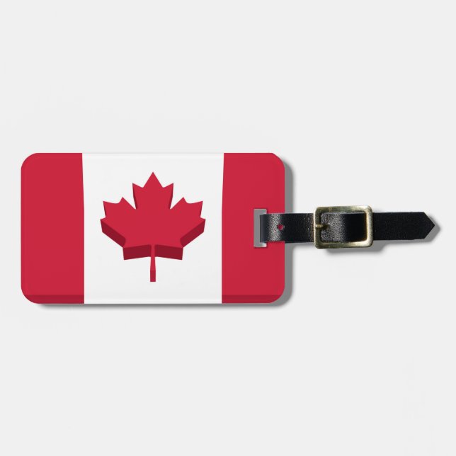 Étiquette À Bagage Étiquettes de bagage du Canada (Devant horizontal)