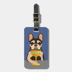 Étiquette À Bagage Étiquettes de bagages Bouledogue français