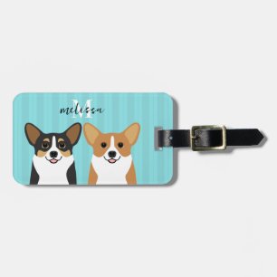Étiquette À Bagage Étiquettes de bagages Corgi