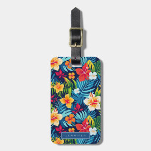Étiquette À Bagage Étiquettes de bagages Hawaiian Flowers