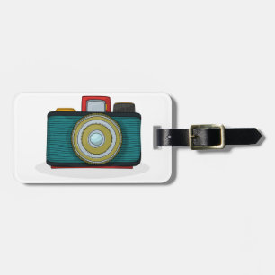 Étiquette À Bagage Étiquettes de bagages pour appareil photo de style