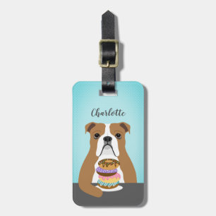 Étiquette À Bagage Étiquettes de bagages pour Bouledogue Anglais