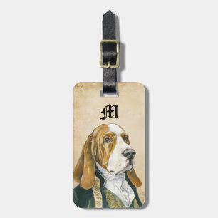 Étiquette À Bagage Étiquettes de bagages pour chien Basset Hound vict
