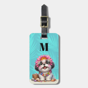 Étiquette À Bagage Étiquettes de bagages pour chien Shih Tzu
