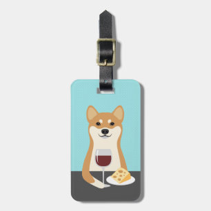 Étiquette À Bagage Étiquettes de bagages Shiba Inu